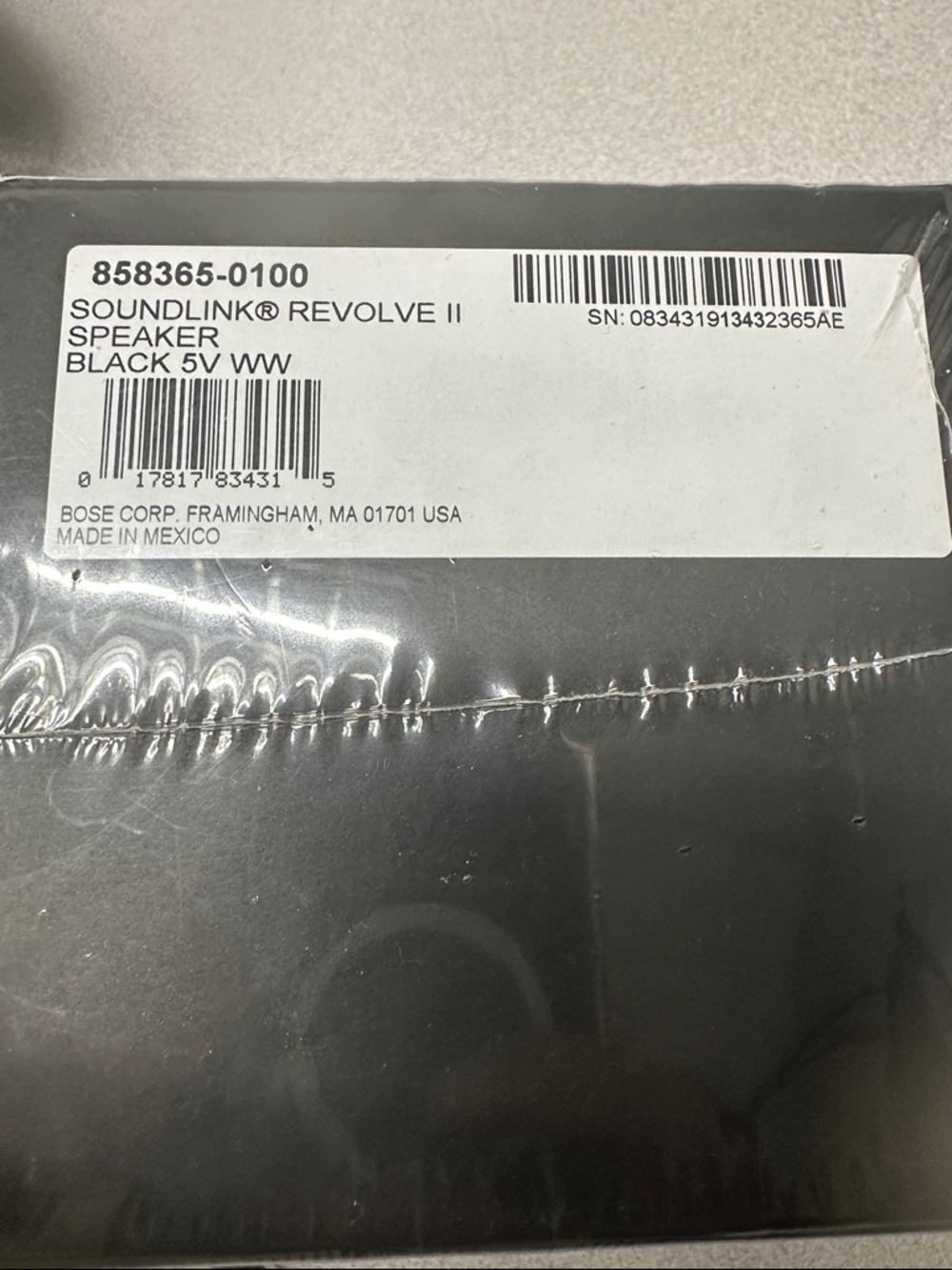 NWT Bose SoundLink Revolve II Portable Bluetooth Speaker - Black - Picture 5 of 5